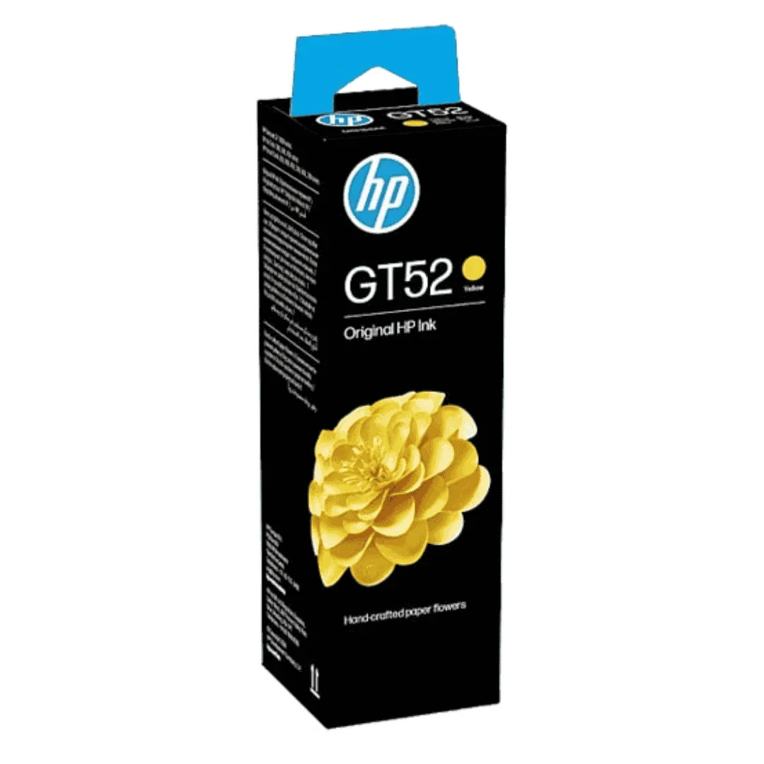 HP GT52 Yellow Original Ink Bottle 70ml – M0H56AA | Original HP Ink