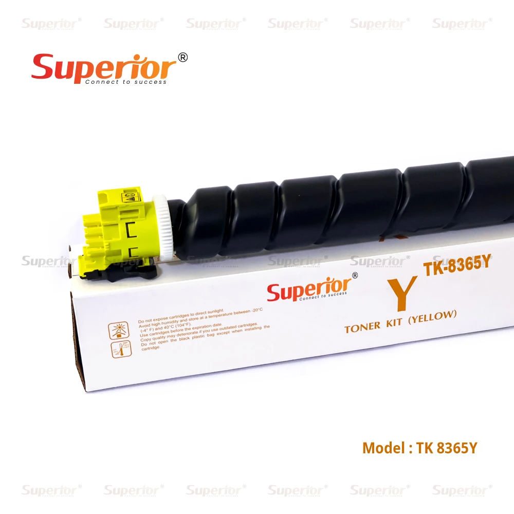Superior TK-8365 Yellow High Yield Compatible Toner Cartridge for Kyocera TASKalfa 2554ci