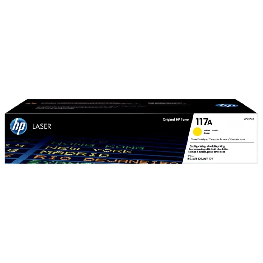 HP 117A Yellow Original Laser Toner Cartridge (W2072A)